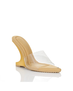 O2 DEFORMED WEDGE SANDALS