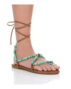 KUUYI LACE UP SANDALS