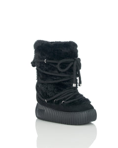 CROW FAUX FUR BOOTS